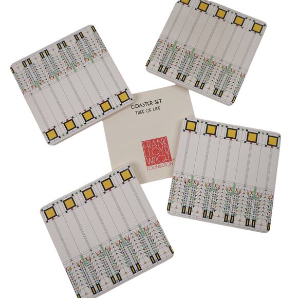 Vintage Frank Lloyd Wright Tree of Life Drink Coaster - Picture 1 of 3